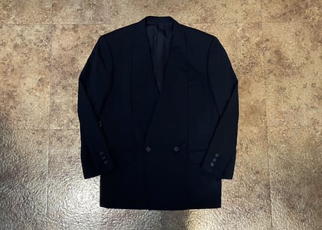 isseymiyake no collar double jacket