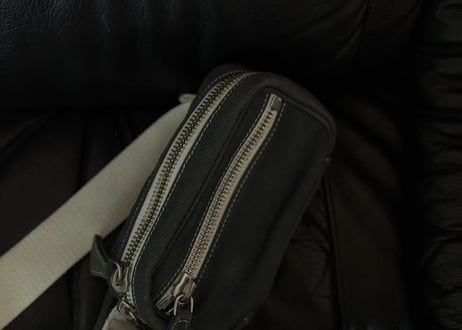 maison margiela denim shoulder bag