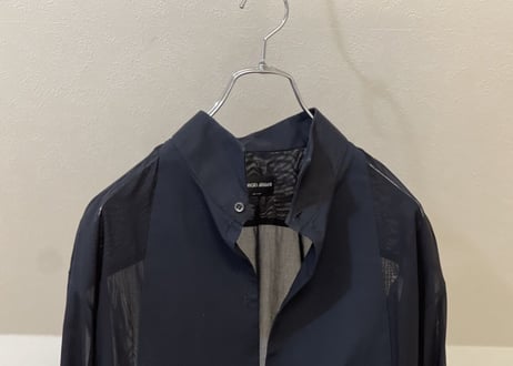 giorgio armani 2018ss sheer shirt