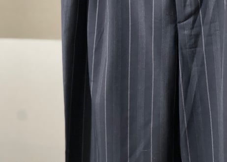 versace stripe double set up suit dead stock