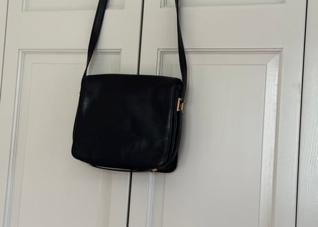 loewe anagram logo leather shoulder bag #1
