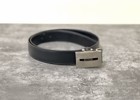 burberry leathear belt #2