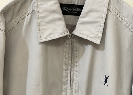 yvessaint laurent jacket gray