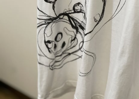 alexander mcqueen 2017ss skull motif tops