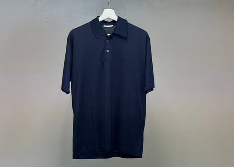 80-90s loewe anagram logo polo shirt