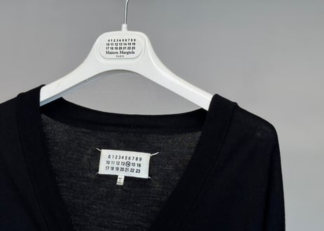 maison margiela black cardigan