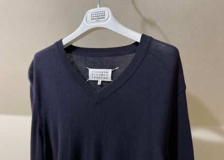 maison margiela elbow patch knit