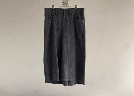 Y’s cotton melange unisex skirt