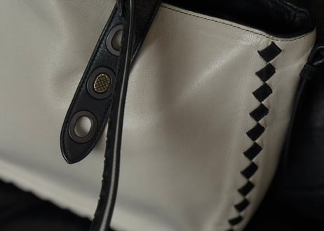 bottega veneta leather shoulder bag