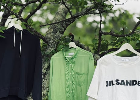 jilsander ”Meier 期” "断ち切り" logo tops