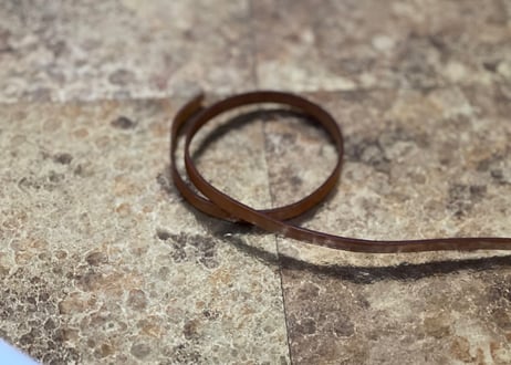 hermes  leather bracelet "api"