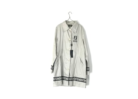 80-90s fendi nylon coat dead stock