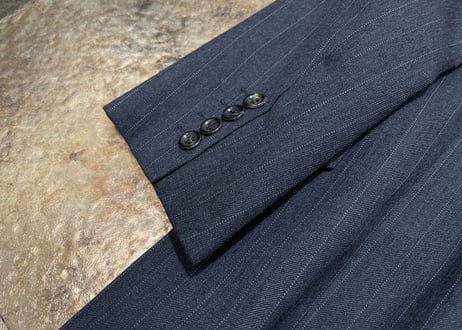 loro piana super 150s double stripe set up suit