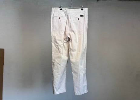 valentino wide tack white pants