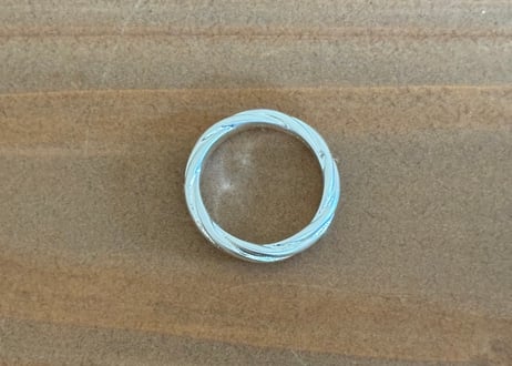 maison margiela 2023aw timeless silver ring