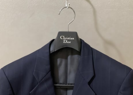 christian dior stripe set up suit