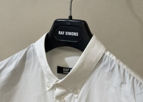 rafsimons logo shirt white