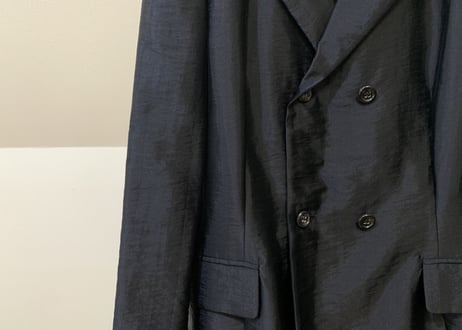 jil sander double jacket black