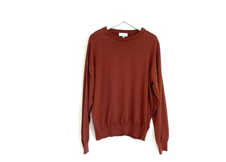 manual alphabet drop shoulder knit