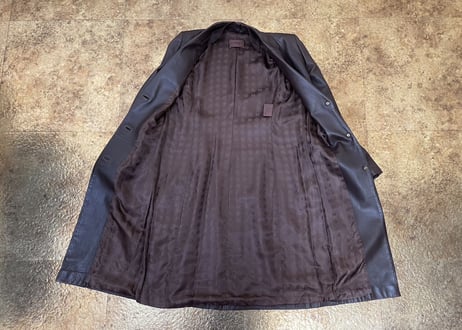 loewe lamb leather coat