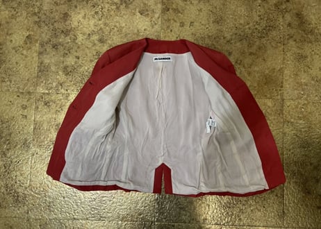 80-90s jilsander "本人期"  no collar jacket