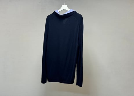 hermes cashmere half zip knit
