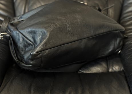 mm6 leather shoulder bag