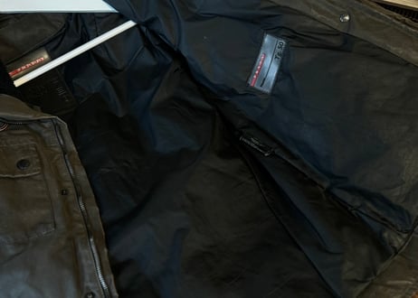 90s prada sports coat + liner 2set