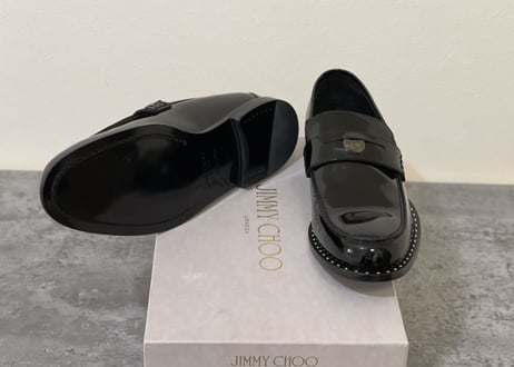 jimmy choo 2021ss leather loafer dead stock