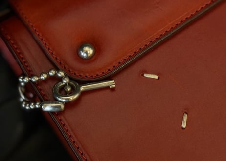 maison margiela leather shoulder bag