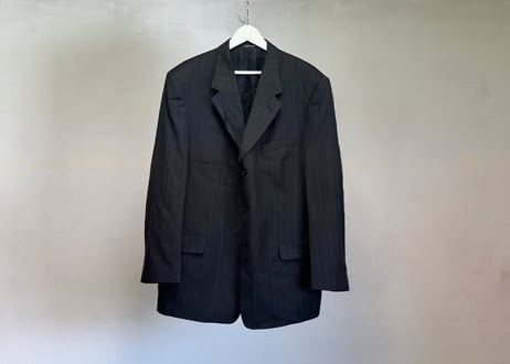yves saint laurent stripe tailored jacket