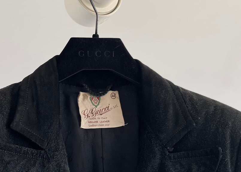 70s gucci leather jacket | weekend tokyo