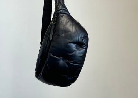 maison margiela glam slam leather shoulder bag