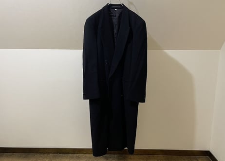 yves saint laurent double chesterfield coat
