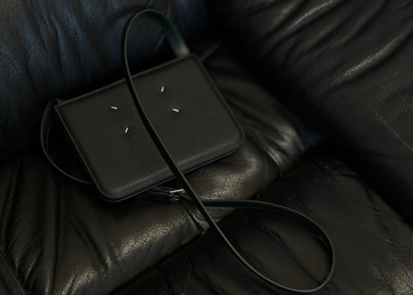 maison margiela leather shoulder bag