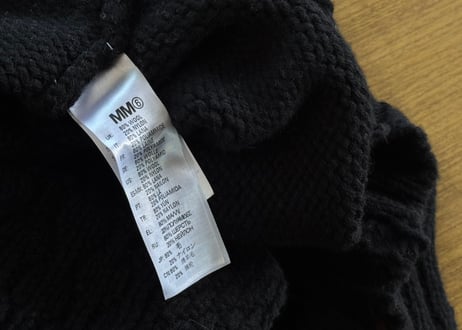 mm6 "肉厚" number knit