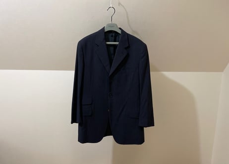 hermes set up suit black dead stock