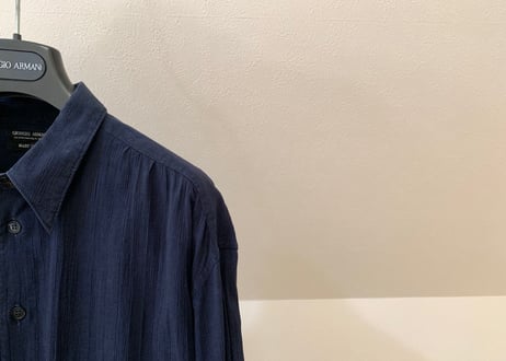 giorgio armani shirt navy