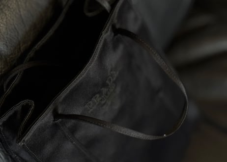 prada logo mini bag