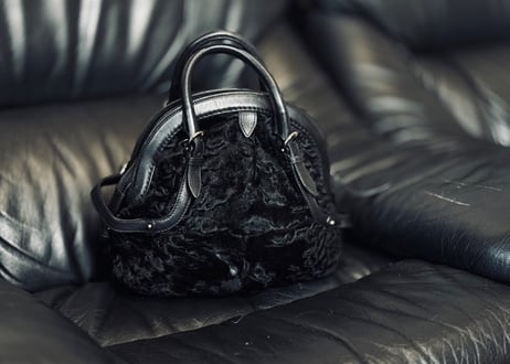 salvatore ferragamo fur bag