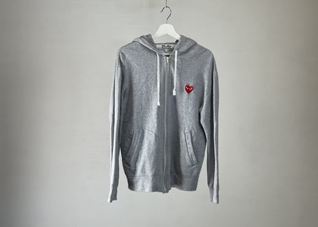play comme des garcons zip up hoodie