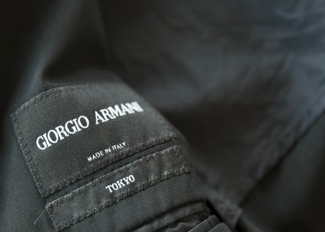 giorgio armani "TOKYO MODEL" acetate set up suit