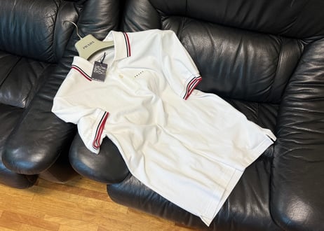 prada logo polo shirt dead stock