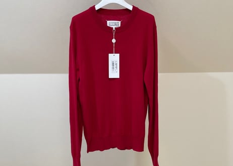 maison margiela 2019aw elbow patch knit dead stock
