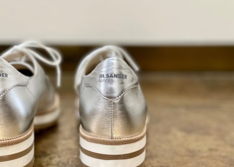 jilsander navy 2019ss leather shose 41 dead stock