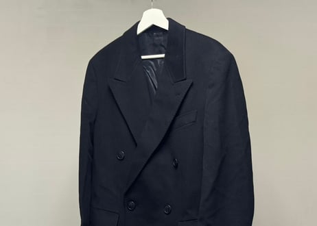 made in west germany cashmere double coat
