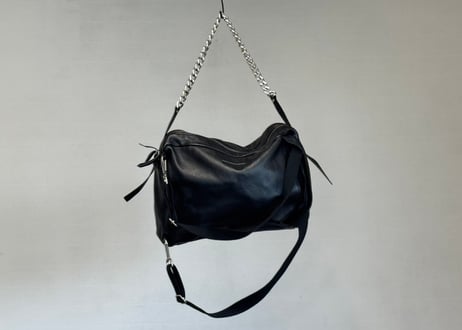 mm6 leather shoulder bag