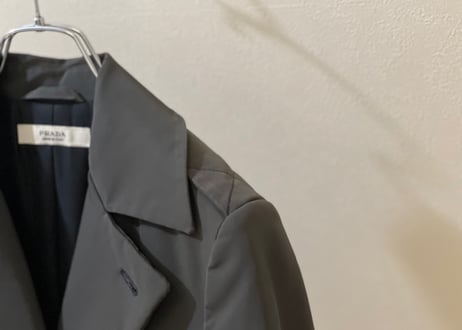 prada belted coat