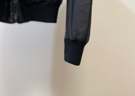 band of outsiders leather jacket