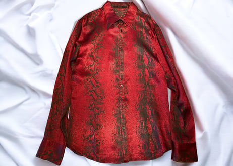 yasuyuki ishii python pattern shirt